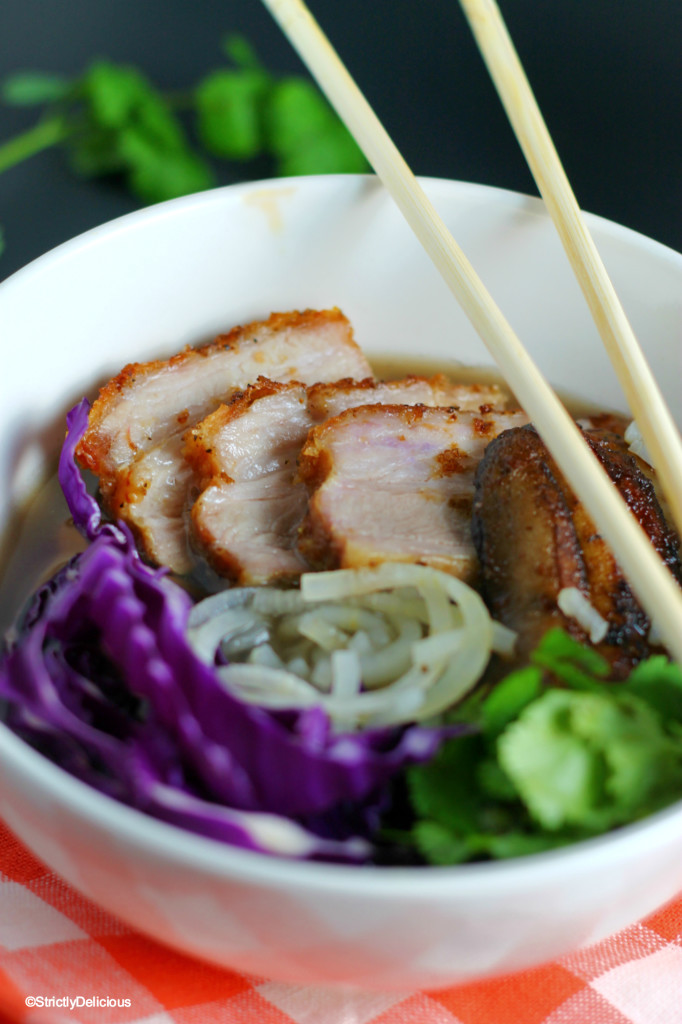 Pork Belly "Ramen" Noodle Bowl {paleo & AIP} StrictlyDelicious